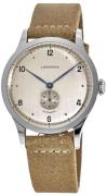 Longines Herrklocka L2.813.4.66.0 Heritage 1945 Beige/Läder Ø40 mm