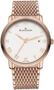 Blancpain Herrklocka 6651-3642-MMB Villeret Vit/18 karat roséguld