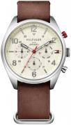 Tommy Hilfiger Corbin Herrklocka 1791188 Beige/Läder Ø44 mm