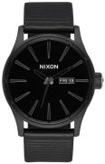 Nixon The Sentry Herrklocka A1051147-00 Svart/Läder Ø42 mm