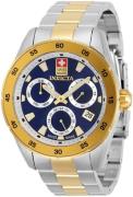 Invicta Pro Diver Herrklocka 33476 Blå/Gulguldtonat stål Ø45 mm