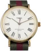 Timex 99999 Herrklocka TW2T98600LG Vit/Textil Ø37 mm