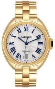 Cartier Cle De Cartier Damklocka WGCL0003 Silverfärgad/18 karat gult