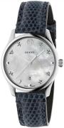 Gucci G-Timeless Damklocka YA126588 Vit/Läder Ø29 mm