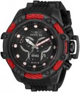 Invicta Shaq Herrklocka 33668 Svart/Stål Ø58 mm