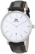 Danish Design Dress Herrklocka 3314538 Silverfärgad/Läder Ø40 mm