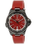 Victorinox Night Vision Herrklocka 241717 Röd/Gummi Ø42 mm