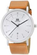 Danish Design Dress Herrklocka 3314529 Silverfärgad/Läder Ø42 mm