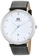 Danish Design Classic Herrklocka 3314535 Vit/Läder Ø41 mm