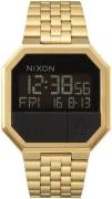 Nixon 99999 Herrklocka A158-502-00 LCD/Gulguldtonat stål