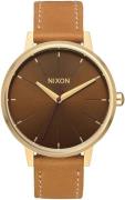 Nixon 99999 Damklocka A1082804-00 Brun/Läder Ø37 mm