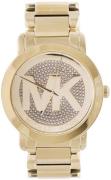 Michael Kors Runway Damklocka MK3462 Gulguldstonad/Gulguldtonat stål