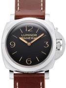 Panerai Herrklocka PAM00372 Historic Luminor 1950 3 Days Svart/Läder