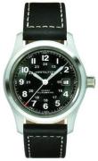 Hamilton Herrklocka H70555733 Khaki Field Svart/Läder Ø42 mm