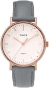 Timex Damklocka TW2T31800 Fairfield Beige/Läder Ø37 mm