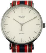 Timex Herrklocka TW2T97800LG Vit/Textil Ø41 mm