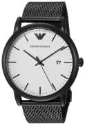 Emporio Armani Herrklocka AR11046 Dress Vit/Stål Ø43 mm