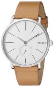 Skagen Herrklocka SKW6215 Hagen Vit/Läder Ø40 mm