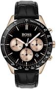 Hugo Boss Herrklocka 1513580 Svart/Läder Ø42 mm