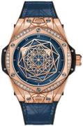 Hublot Damklocka 465.OS.7189.VR.1204.MXM19 Big Bang 39Mm Blå/Gummi