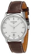 Longines Herrklocka L2.628.4.77.3 Master Silverfärgad/Läder Ø38.5