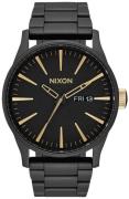 Nixon Herrklocka A3561041-00 The Sentry Svart/Stål Ø42 mm