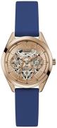 Guess Damklocka GW0284L1 Multifunction Roséguldstonad/Gummi Ø34 mm