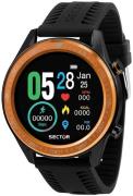 Sector Herrklocka R3251545003 S-02 LCD/Gummi Ø46 mm