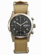 Hamilton Herrklocka H71516937 Khaki Field Svart/Textil Ø42 mm