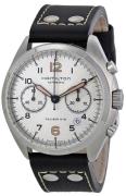 Hamilton Herrklocka H76416755 Khaki Vit/Läder Ø41 mm