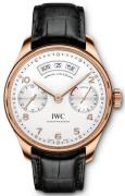 IWC Herrklocka IW503504 Portuguese Silverfärgad/Läder Ø44.2 mm