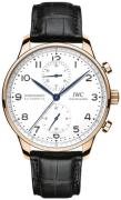 IWC Herrklocka IW371603 Portuguese Vit/Läder Ø41 mm