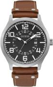 Guess Herrklocka W1301G1 Svart/Läder Ø48 mm