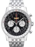 Breitling Herrklocka AB012012-BB02-447A Navitimer 01 Svart/Stål Ø43