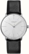 Junghans Herrklocka 27/3501.04 Max Bill Vit/Läder Ø38 mm