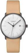 Junghans 27/4000.04 Max Bill Vit/Läder Ø38 mm