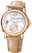 Ulysse Nardin Damklocka 246-22-391 Dual Time Lady Vit/Läder Ø37 mm