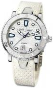 Ulysse Nardin Damklocka 8103-101-3-00 Ladies Diver Vit/Gummi Ø40 mm