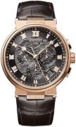 Breguet Herrklocka 5527BR-G3-9WV Marine Grå/Läder Ø42.3 mm