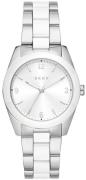 DKNY Damklocka NY2904 Nolita Silverfärgad/Stål Ø34 mm