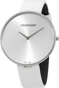 Calvin Klein Damklocka K8Y231L6 Full Moon Silverfärgad/Läder Ø42 mm