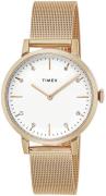 Timex Damklocka TW2V37100 Midtown Vit/Roséguldstonat stål Ø36 mm