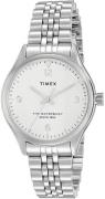 Timex Damklocka TW2R69400 The Waterbury Vit/Stål Ø34 mm