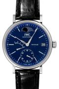 IWC Herrklocka IW516405 Portofino Blå/Läder Ø45 mm