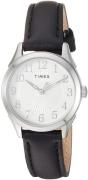 Timex Damklocka TW2T66600 Silverfärgad/Läder Ø28.4 mm