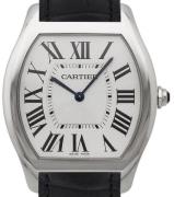 Cartier Herrklocka WGTO0003 Tortue Silverfärgad/Läder