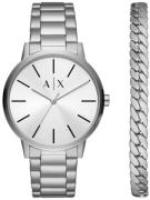 Armani Exchange Herrklocka AX7138SET Cayde Silverfärgad/Stål Ø42 mm