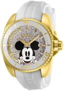 Invicta Damklocka 27379 Disney Silverfärgad/Gummi Ø38 mm