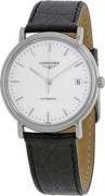 Longines Damklocka L4.821.4.12.2 Grande Classique Vit/Läder Ø34.5 mm