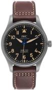 IWC Herrklocka IW327006 Pilots Grå/Läder Ø40 mm